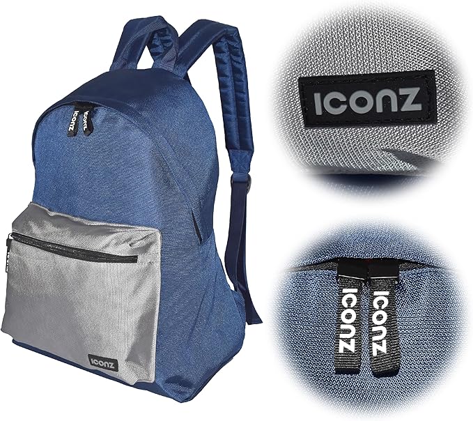 ICONZ AMSTERDAM DAYPACK BlUE /GREY-1042.