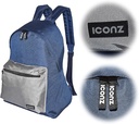ICONZ AMSTERDAM DAYPACK BlUE /GREY-1042.