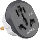 iLOCK MK 16A Plug – 250V, 3500W Heavy-Duty Electrical Power Plug for Home and Office Appliances