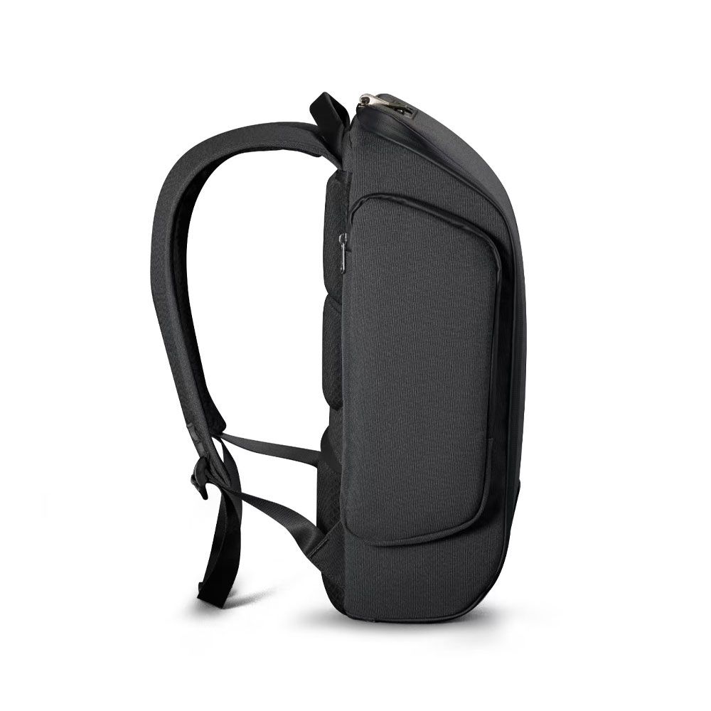 L'avvento Business Laptop Anti-theft Backpack Foldable Design, Polyester + microfiber leather, 46*33*16 cm, 18L,