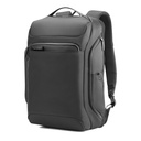 L'avvento Laptop Backpack Fits Up To 15.6” with Tablet Pocket, USB Out, Made By Water Repellent Polyester Fiber, Black