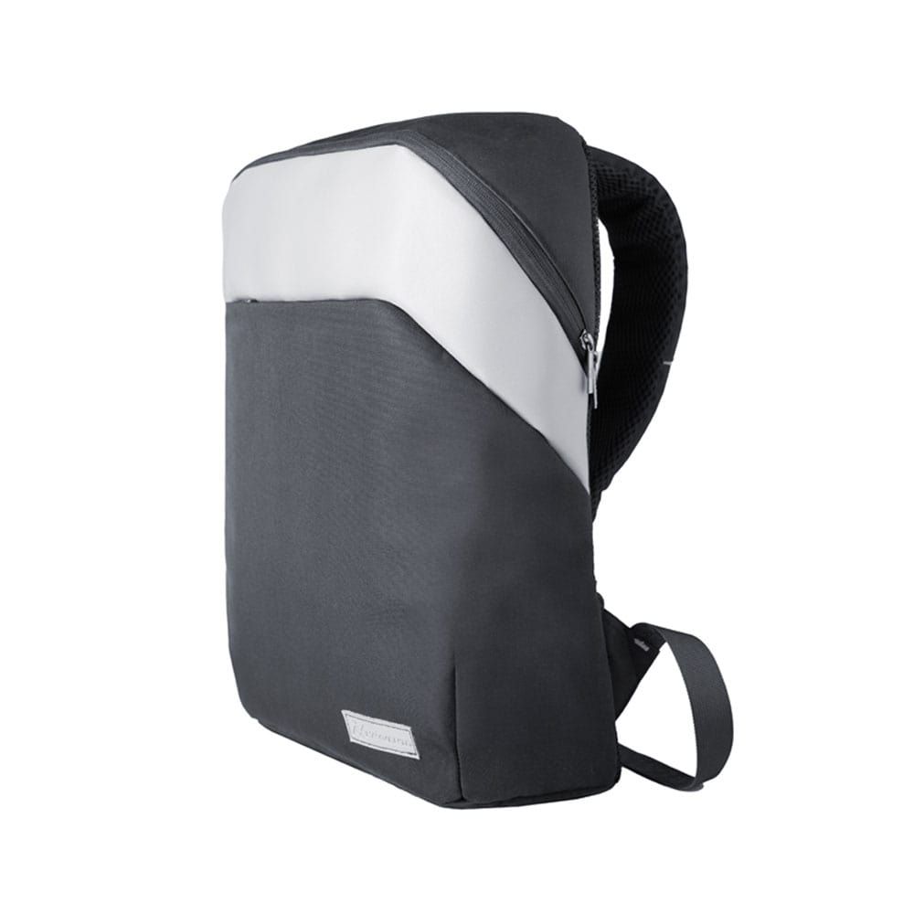 L'avvento Laptop Backpack up to 15.6" Black, with Gray Strip