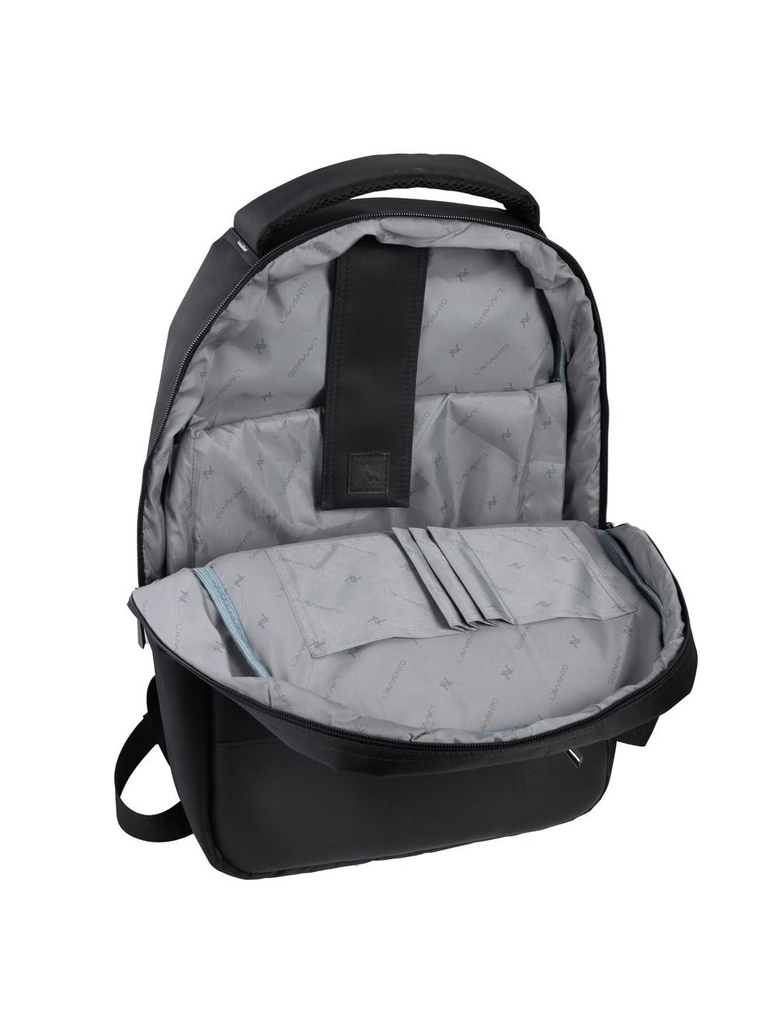 L'avvento Laptop Backpack, Made by High Quality Material with L’avvento Zipper Puller fits up to 15.6", Black