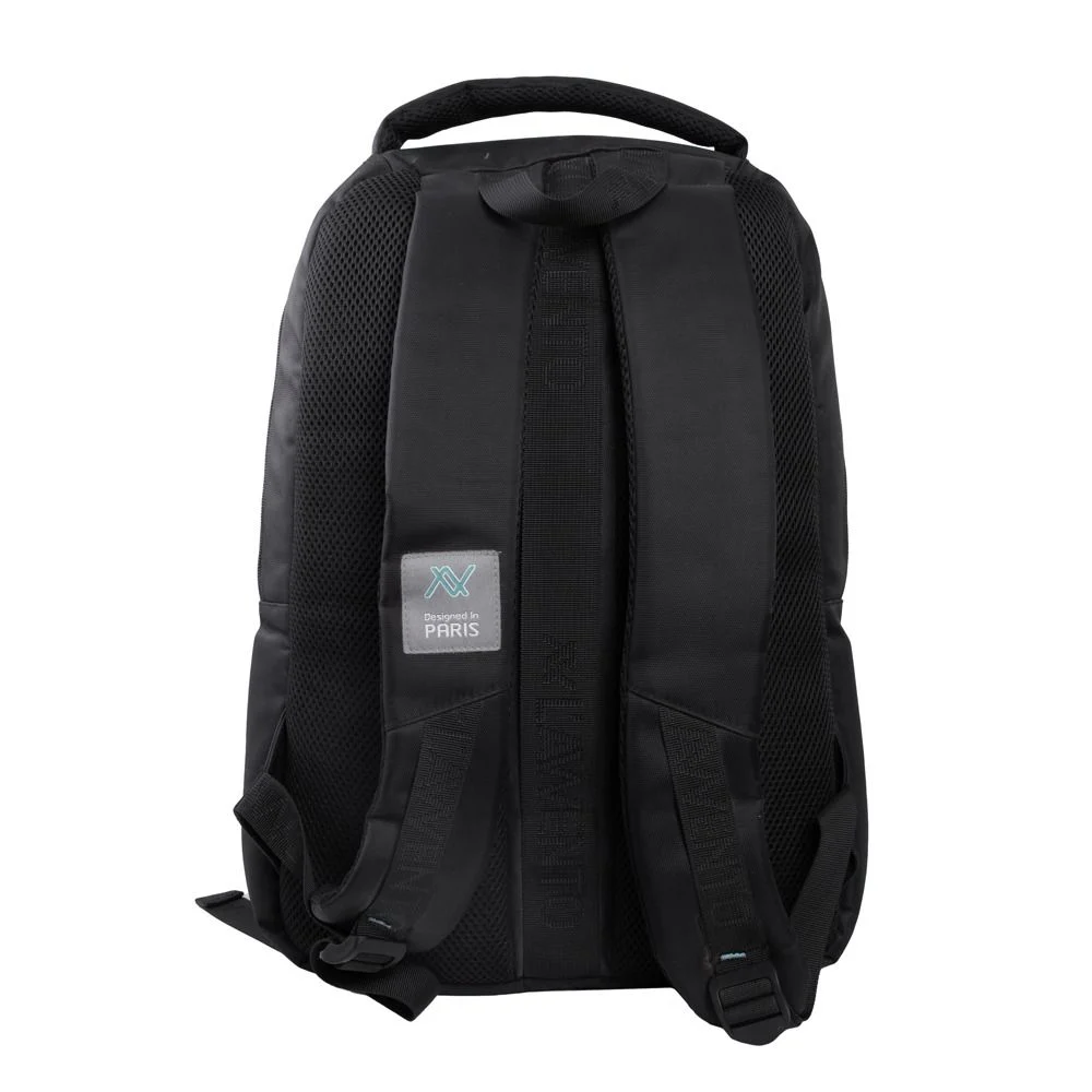 L'avvento Laptop Backpack, Made by High Quality Material with L’avvento Zipper Puller fits up to 15.6", Grey