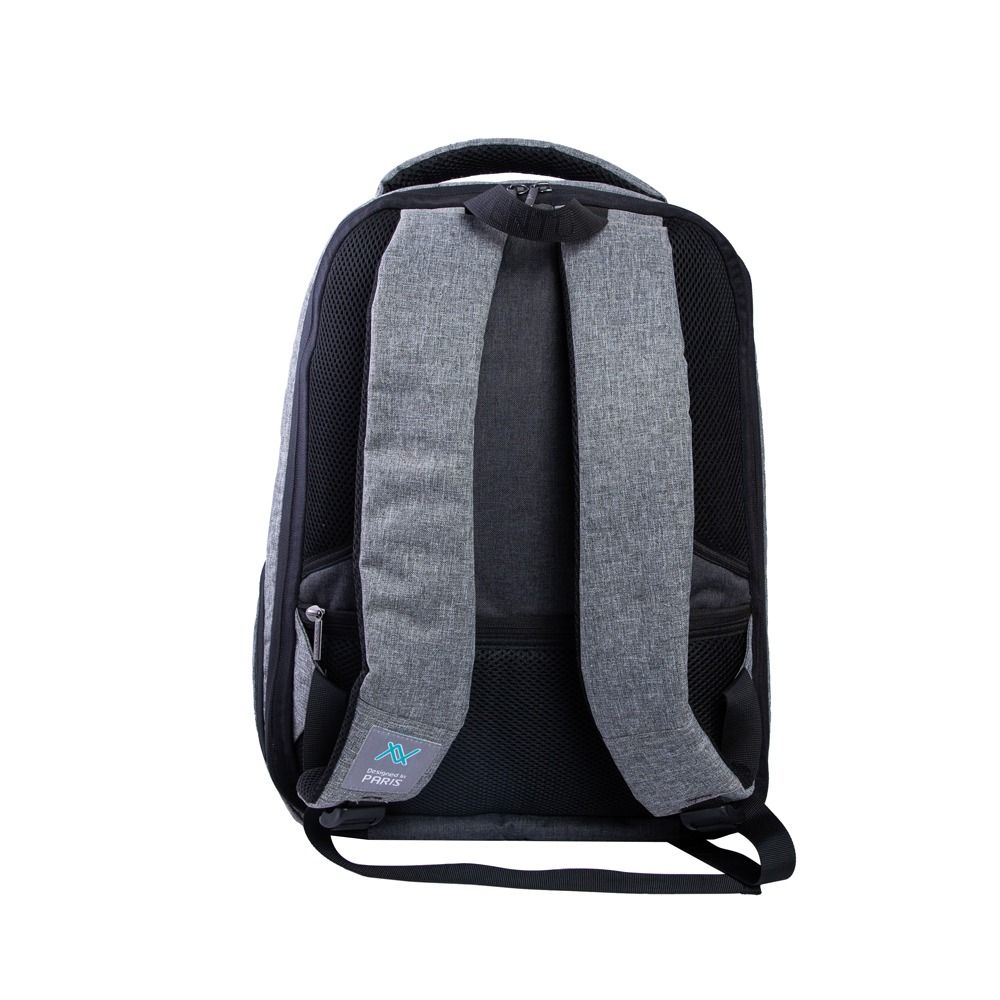 L'avvento Laptop Backpack, Made by High Quality Nylon Material  Zipper Puller fits up to 15.6", Gray