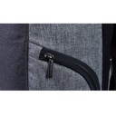 L'avvento Laptop Backpack, Made by High Quality Nylon Material  Zipper Puller fits up to 15.6", Gray
