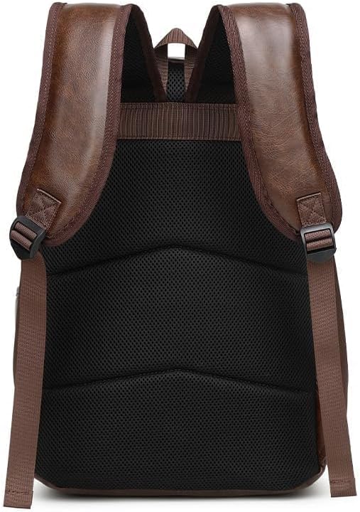 RAHALA Leather Backpack – Brown (GLD 113-1861) – Premium Genuine Leather Travel and Business Bag with Multiple Compartments