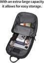 RAHALA Sling Bag for Men with Lock & USB Port – Water-Resistant Crossbody Bag Anti-Theft Travel Shoulder Bag
