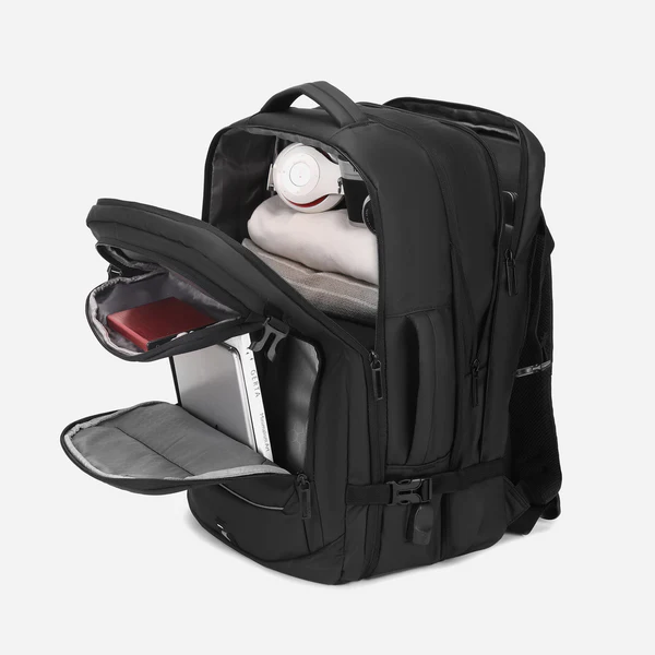 RAHALA-2201 -Black Backpack and Laptop 17 Inch Large Capacity Strong Material for Day/Travel/Trips/U