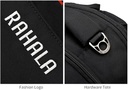 RAHALA-BR00740 15.6-Inch Laptop Business Travel Backpack Bag With USB Charging- Black