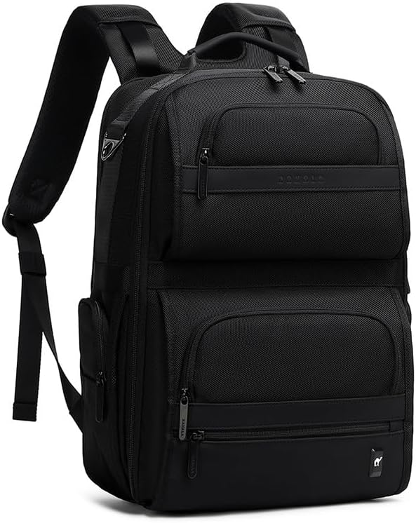 Rahala BNG125 Business-Casual Travel Water Resistant 15.6-Inch Laptop Backpack