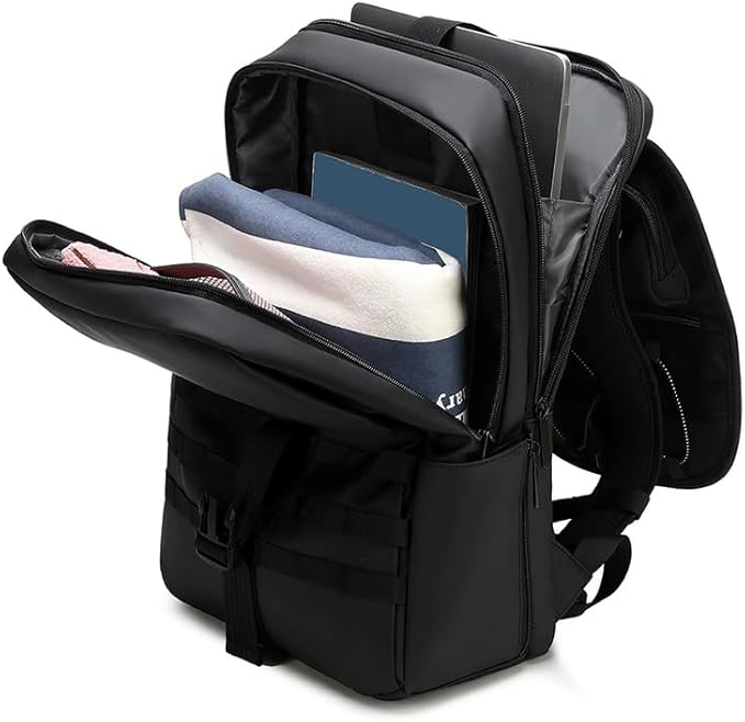 Rahala BNG128 Business-Casual Travel Water Resistant 15.6-Inch Laptop Backpack