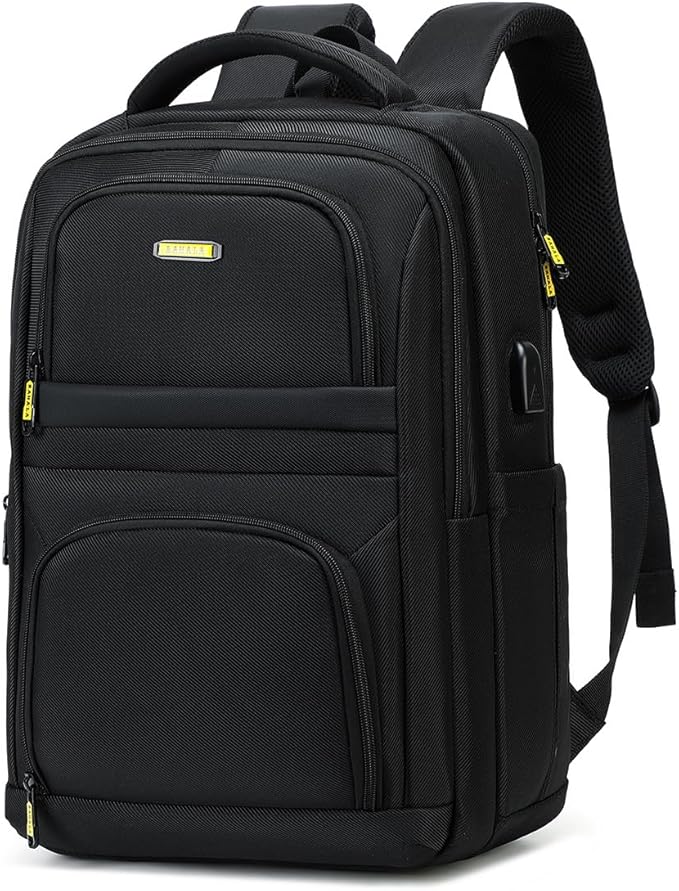 Rahala Backpack for Men Women 15.6-inch Laptop Bag RAL-804 BLACK