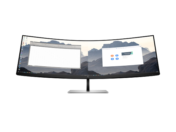HP E45c G5 DQHD Curved Monitor - Front