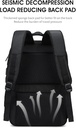 Rahala Backpack for Men Women 15.6-inch Laptop Bag-RAL 801-Black