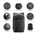 Rahala KG-122 Smart 15.6-Inch Laptop Large Capacity Business Travel Waterproof USB Outport Black