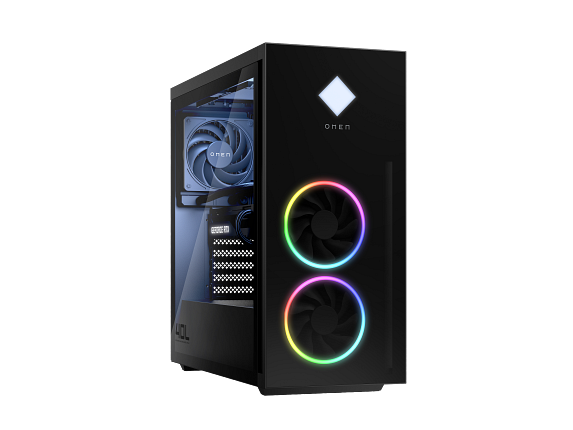 21C2 - OMEN by HP 40L Gaming Desktop PC GT21 BlizzardOC LiquidCooled RTX3080 aRGB FrontRight