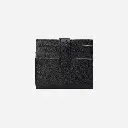 Rahala RA107 Men's 4-sided Bifold Leather Cardholder (Black)