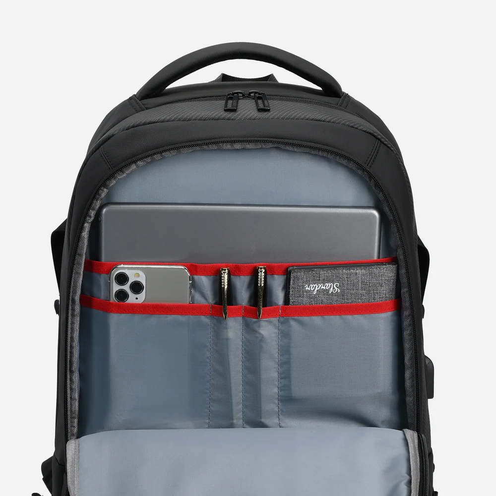 Rahala- EF92M-Black-Casual Laptop Travel Bag black