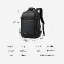 Rahala- EF92M-Black-Casual Laptop Travel Bag black