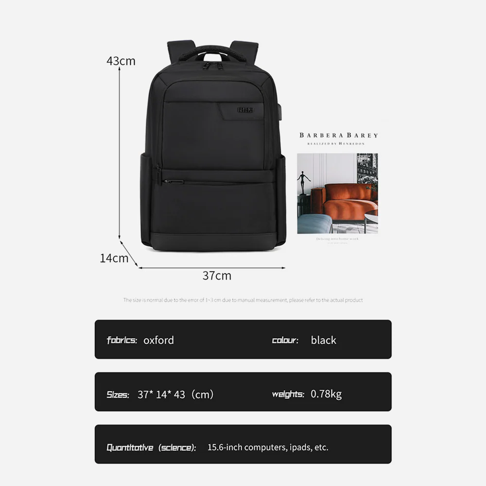 Rahala- RAL502 -Laptop Back Bag