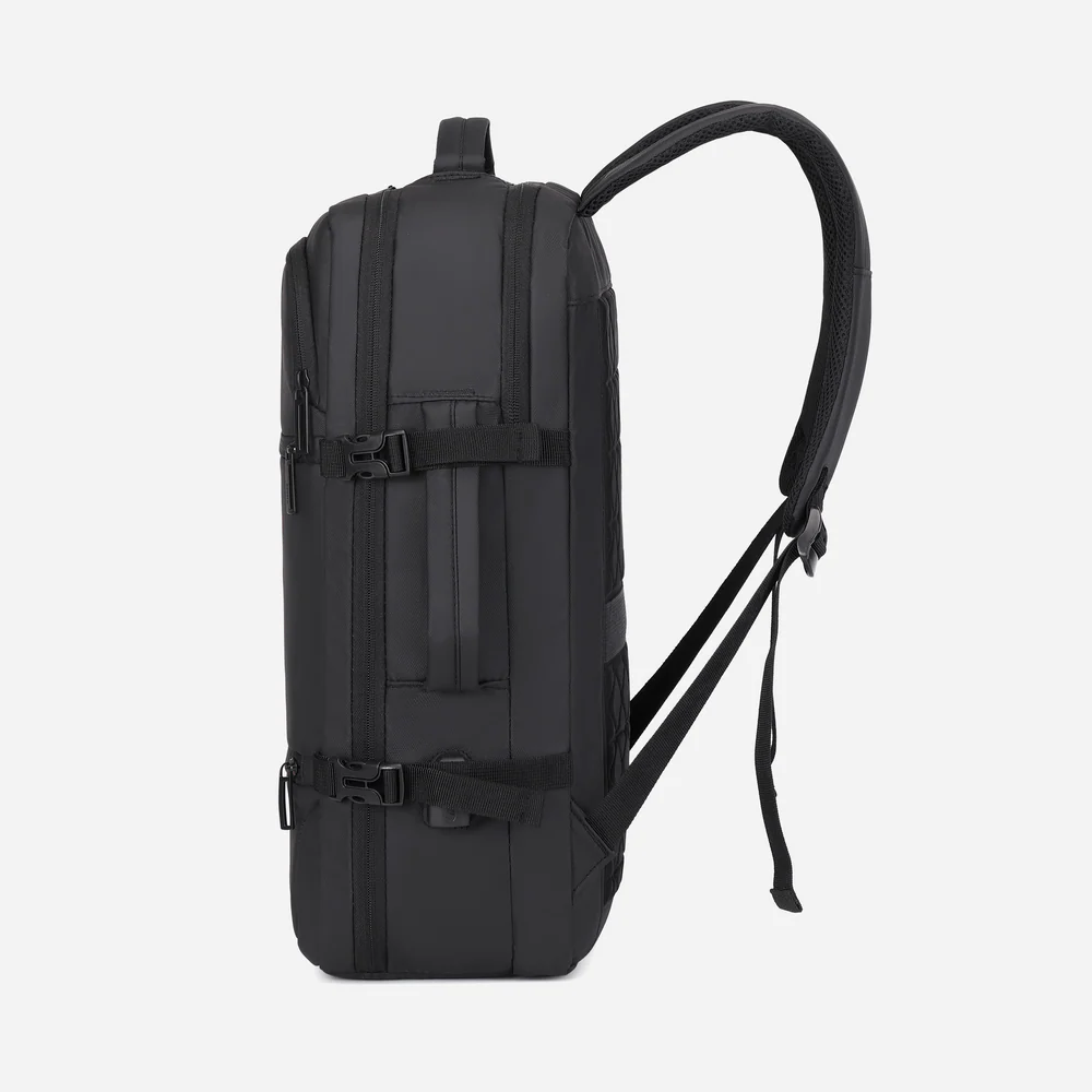 Rahala- RL2026- Blackunisex backpack waterproof, suitable for travel and work USB port .