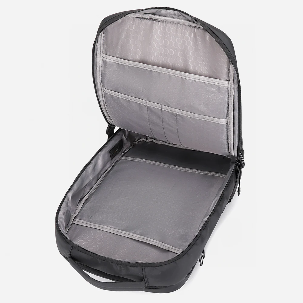 Rahala- RL2026- Blackunisex backpack waterproof, suitable for travel and work USB port .