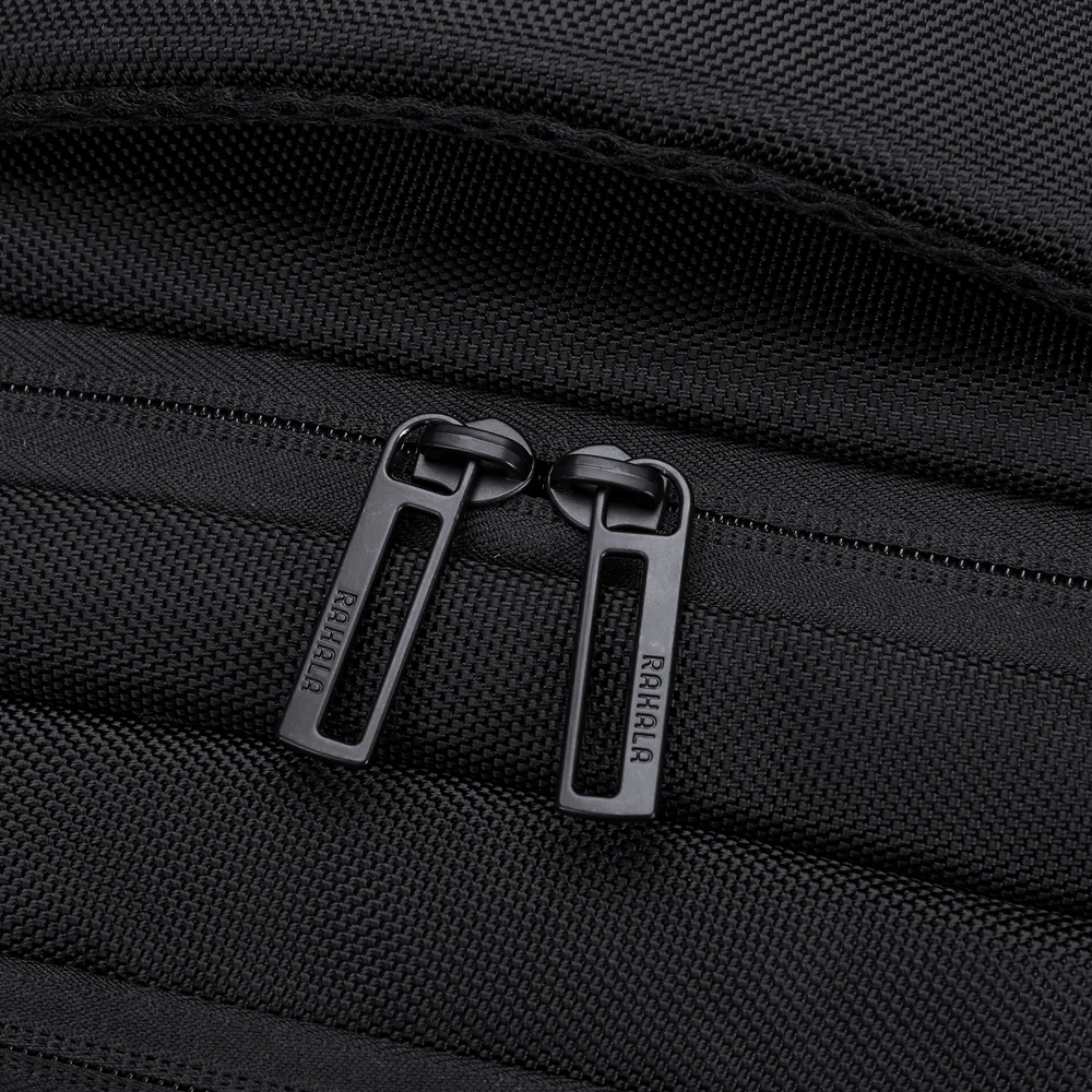 Rahala-Rl-503 -Black Laptop Bag Expandable 15.6-inch Travel Waterproof Business Backpack USB.