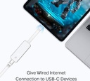 TP‑Link UE300C USB-C to Gigabit Ethernet adapter