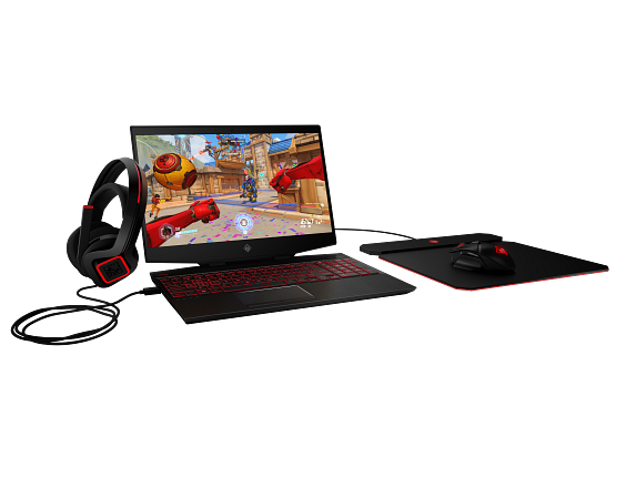 19C1 - OMEN by HP 15-inch Laptop PC 15, Shadow Black, Baseline, 80w, no ODD, no FPR w/ gaming screen, OMEN by HP Outpost Mousepad, HP Mindframe Headset, HP Photon Wireless Mouse, bundle