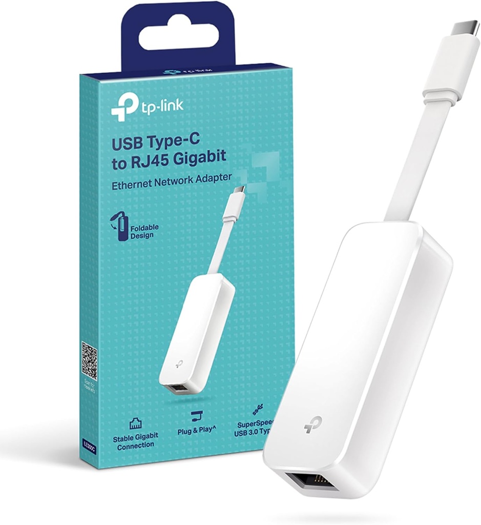 TP‑Link UE300C USB-C to Gigabit Ethernet adapter