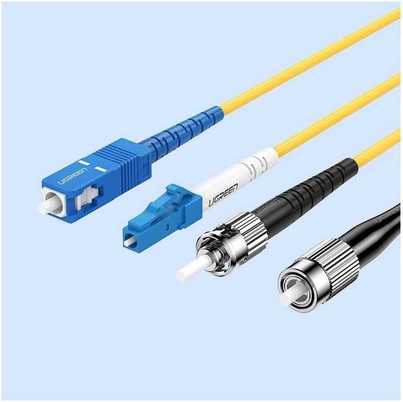 UGREEN  (70664) SC/UPC To SC/UPC Simplex Single Mode Fiber Optic Patch Cable 3M .