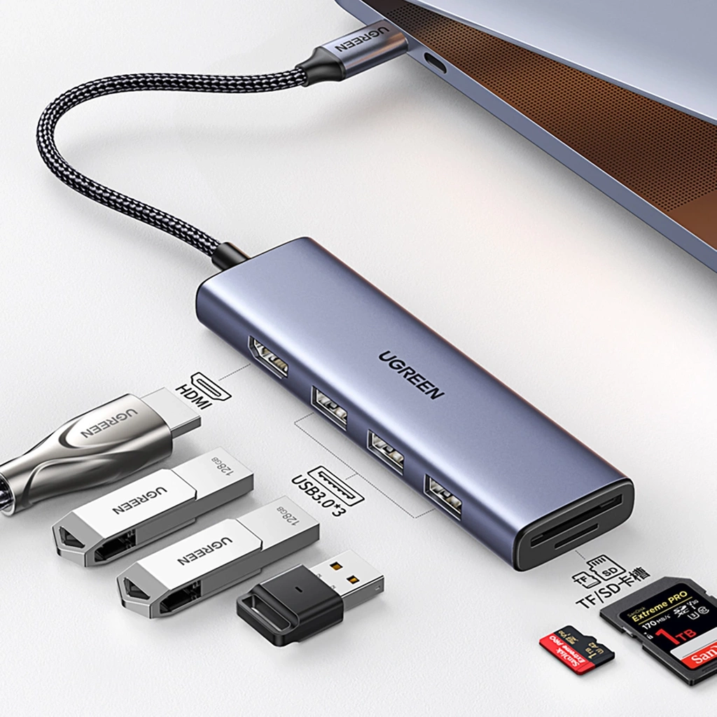 UGREEN  20956A CM511 USB-C Multifunction Adapter
