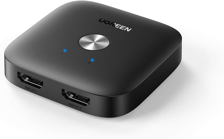 Ugreen HDMI- 2 in puts HDMI Switcher 2 In 1 Out 4Kx2K-60HZ