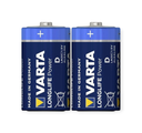 Varta Longlife Power D Alkaline Batteries – 1.5V High-Performance Energy for Flashlights, Radios & Toys