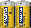 Varta SuperLife D Size 1.5V Zinc-Carbon Battery – Long-Lasting Heavy-Duty Power for Radios, Flashlights & Clocks