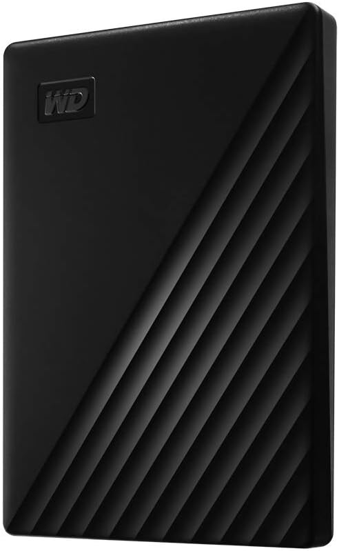 Western Digital My Passport 5TB External Hard Drive – Portable USB 3.0 Storage Device (Black)