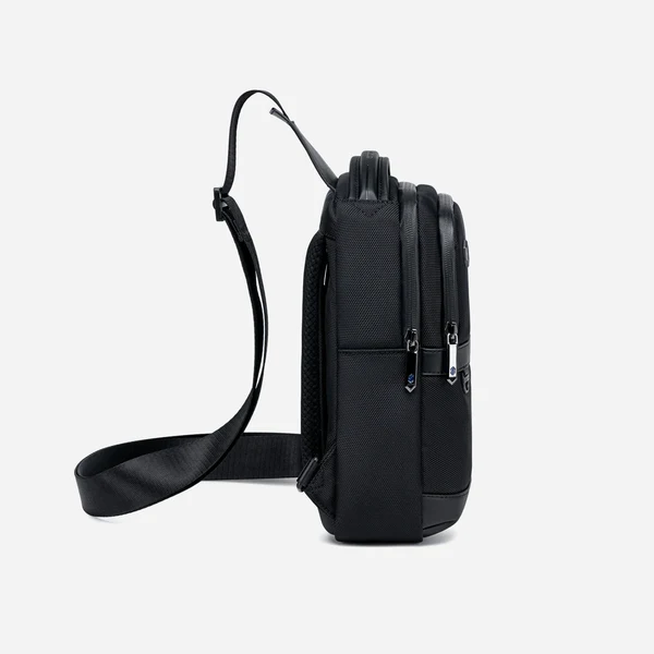 Arctic Hunter XB00678 Men’s Crossbody Shoulder Bag – Waterproof Casual Sling with USB Charging Port – Gray