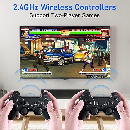 CONTTROLLER GAMEPAD 2.4G Wireless – Dual Wireless Gaming Controller Set for Multiplayer Gaming – 5030005