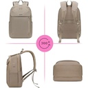 Chantria Laptop Backpack, 15.6 Inches, Waterproof, Khaki, CB-00633