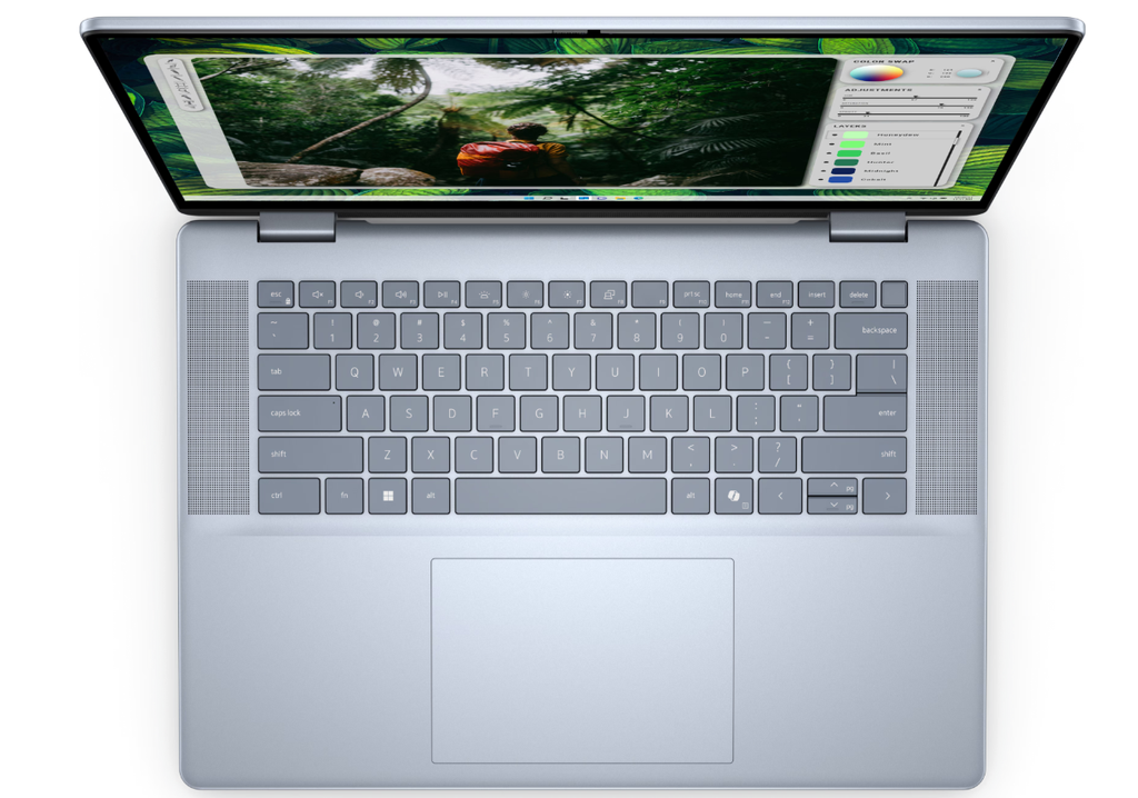 Dell Inspiron 16-7640 2n1 Convertible - Intel Core Ultra 7 155H 16 Cores 16GB LPDDR5X-6400 RAM 1TB SSD Win11-Ice Blue I