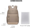 Chantria Laptop Backpack, 15.6 Inches, Waterproof, Khaki, CB-00648