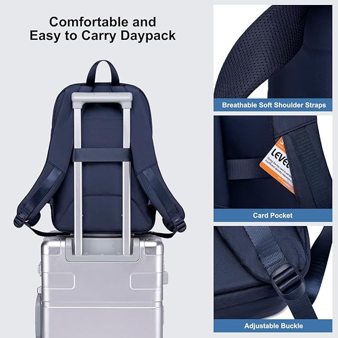 Chantria Laptop Backpack, 16.5 Inches, Waterproof-BLUE CB-00648