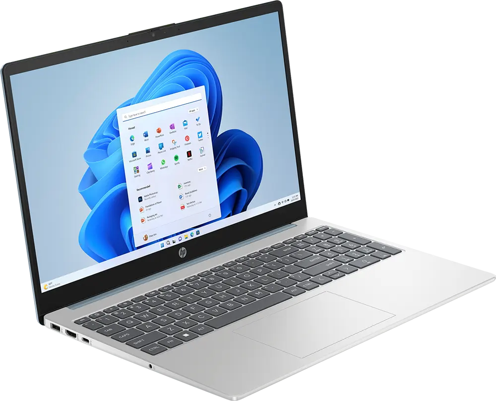 HP Laptop 15-fc0063ne-Ryzen 7-7730U 16GB DDR4 1DM 3200-512GB PCIe Value -AMD Radeon Graphics-15.6 FHD (1920x1080) AG IPS 300 nits Narrow border flat-Windows 11 Home Single-3years (Silver)