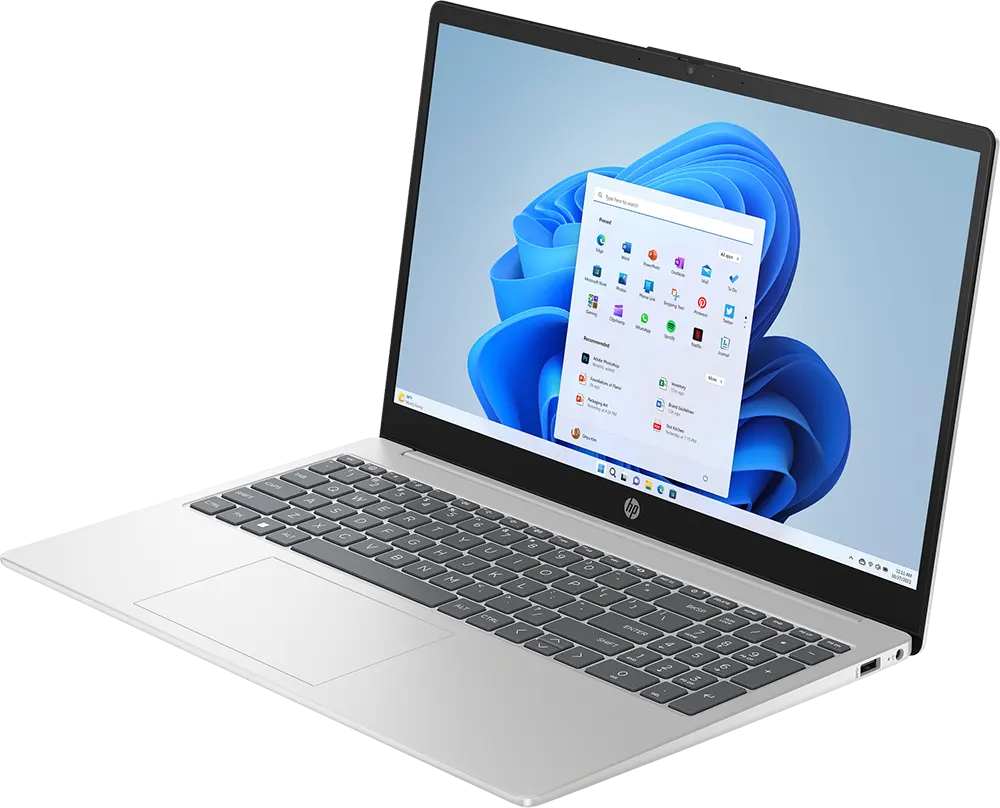 HP Laptop 15-fc0063ne-Ryzen 7-7730U 16GB DDR4 1DM 3200-512GB PCIe Value -AMD Radeon Graphics-15.6 FHD (1920x1080) AG IPS 300 nits Narrow border flat-Windows 11 Home Single-3years (Silver)