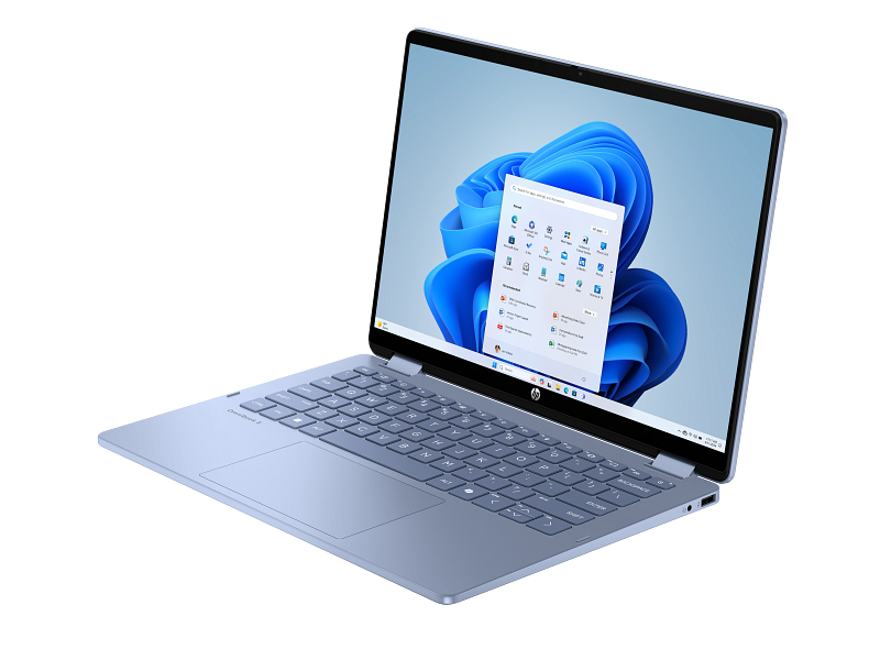 HP OmniBook 5 Flip 14-fp0052ne-Core 5-120U 16GB LPDDR5 5200 on-board-512GB PCIe Gen4 Value-Intel Graphics -Touch/14.0 2K (1920x1200) IPS Low Power 300 nits-Windows 11 Home Single-3years (Blue)