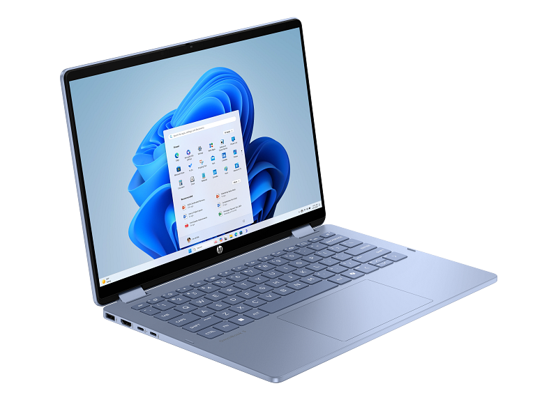 HP OmniBook 5 Flip 14-fp0052ne-Core 5-120U 16GB LPDDR5 5200 on-board-512GB PCIe Gen4 Value-Intel Graphics -Touch/14.0 2K (1920x1200) IPS Low Power 300 nits-Windows 11 Home Single-3years (Blue)