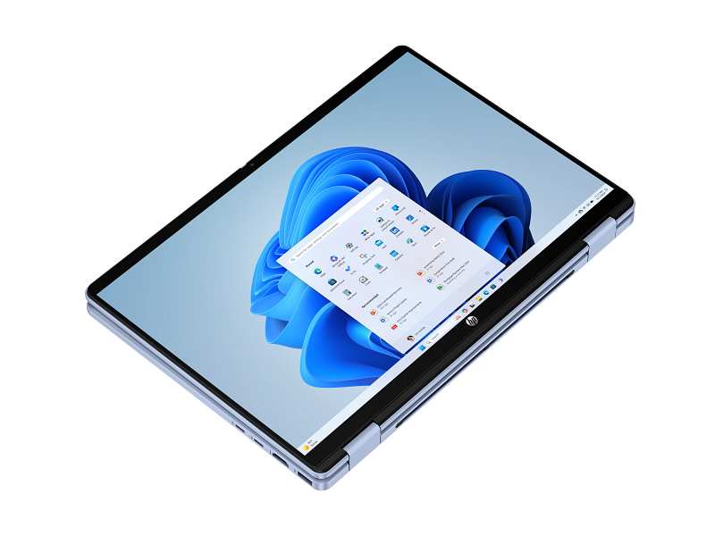 HP OmniBook 5 Flip 14-fp0052ne-Core 5-120U 16GB LPDDR5 5200 on-board-512GB PCIe Gen4 Value-Intel Graphics -Touch/14.0 2K (1920x1200) IPS Low Power 300 nits-Windows 11 Home Single-3years (Blue)