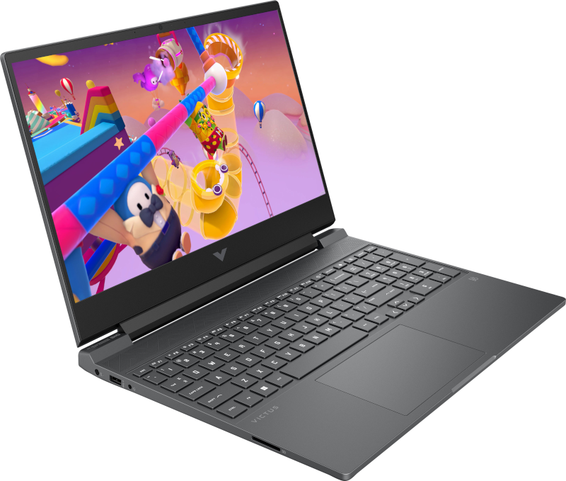 HP Victus Gaming Laptop 15-fb3021ne-Ryzen 7-7445HS 16GB DDR5 1DM 5600-512GB PCIe Gen4 Value-NVIDIA GeForce RTX 3050 6GB VRAM-15.6 FHD (1920x1080) AG IPS 144Hz 300 nits -Windows 11 Home Single-3years (Silver)