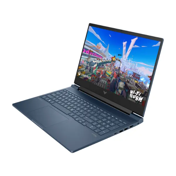 HP Victus 16-r1082ne Gaming - i7-14650HX 16-Cores, NVIDIA GeForce RTX 3050 6GB GDDR6 Graphics, 16GB DDR5-5600 MHz, 512GB SSD, 16.1" FHD (1920X1080) IPS 300 nits 144Hz, 4-Cell 70 Wh Battery, Dos - Mica Silver 